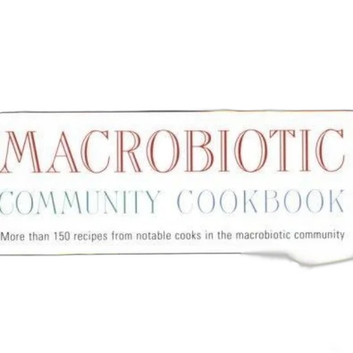 macrobiotic, community, cookbook, revised transparent PNG cut-out