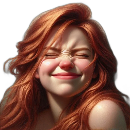 face, mask, creature, photorealistic transparent PNG cut-out