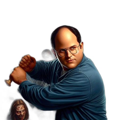 staff, weapon, face, creature transparent PNG cut-out