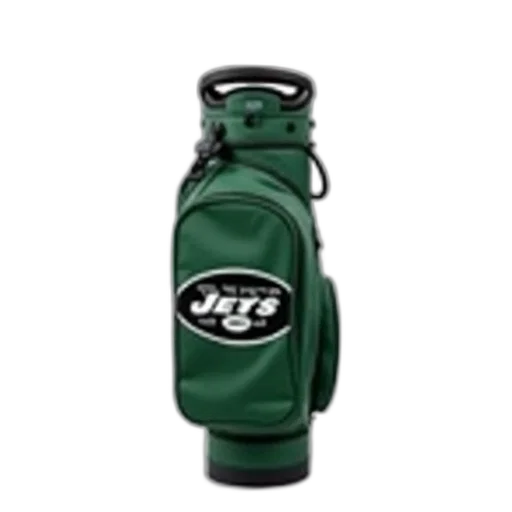 green, golf, bag, black transparent PNG cut-out