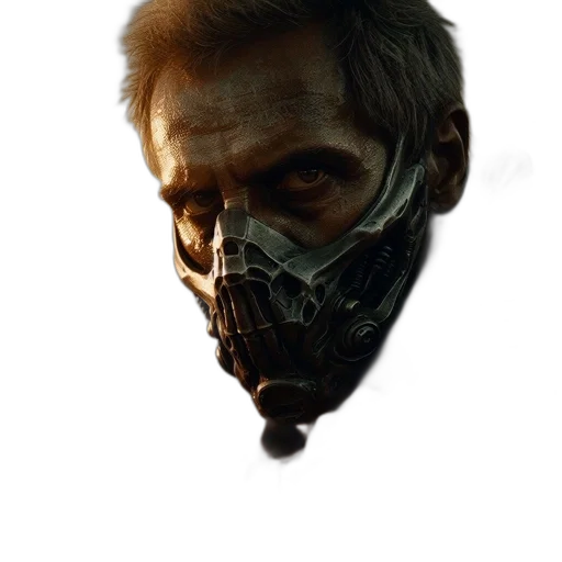 mask, face, creature, concept art transparent PNG cut-out