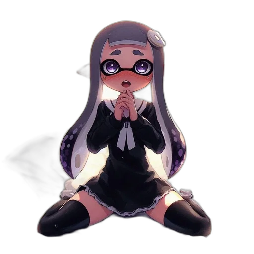 dress, staff, weapon, mask transparent PNG cut-out