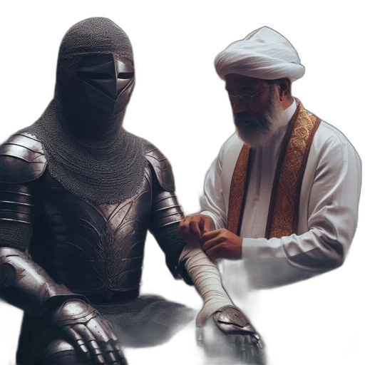 sword, mask, weapon, robot transparent PNG cut-out