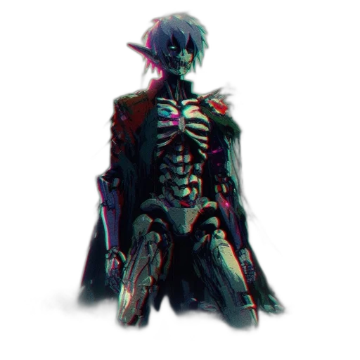 robot, creature, jacket, mask transparent PNG cut-out