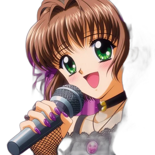 staff, cartoon, anime, photorealistic transparent PNG cut-out