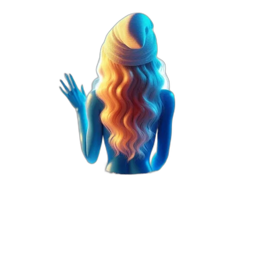 hair, dress, crown, face transparent PNG cut-out
