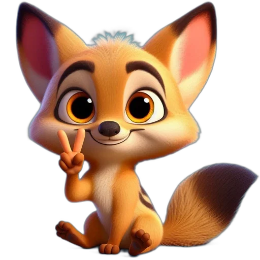 animal, staff, creature, 3d render transparent PNG cut-out