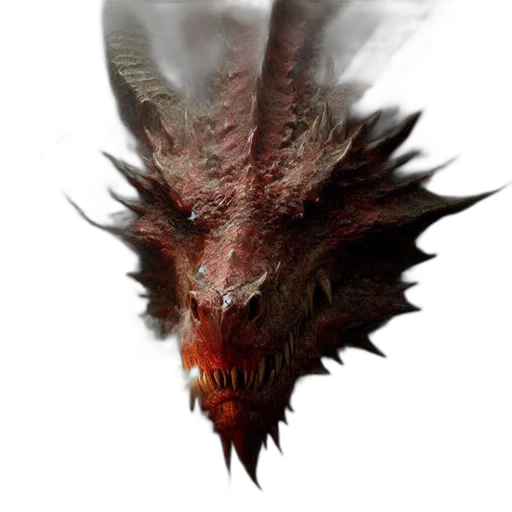 dragon, creature, mask, animal transparent PNG cut-out