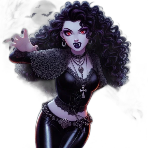 comic book art, concept art, fantasy art, cartoon transparent PNG cut-out