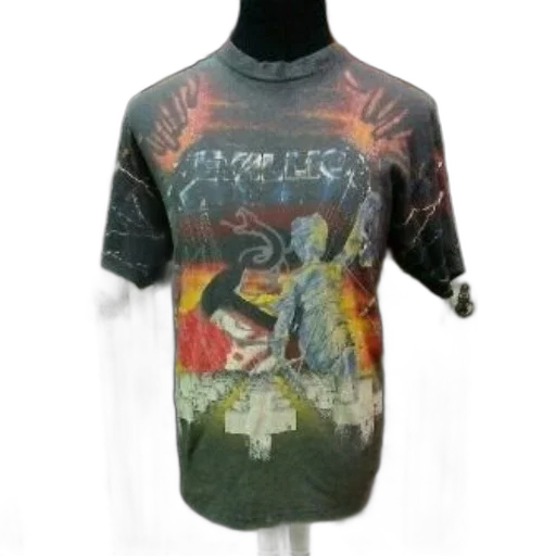 black, t-shirt, colorful, graphic transparent PNG cut-out