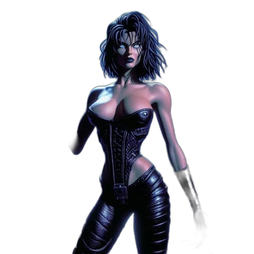 weapon, comic book art, concept art, cyberpunk transparent PNG cut-out