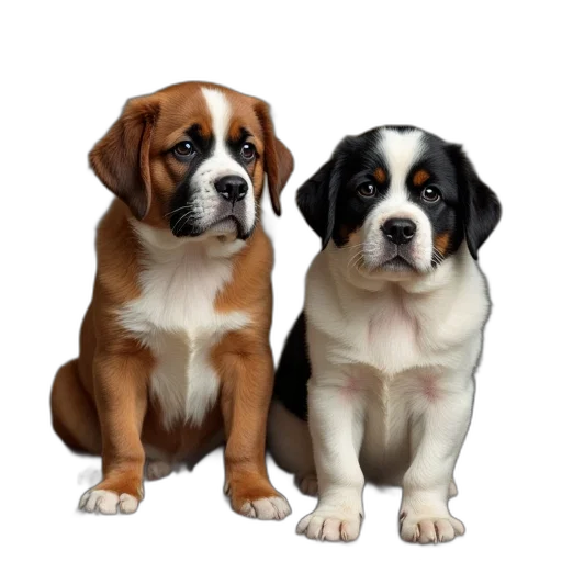 animal, photorealistic, 3d render, oil painting transparent PNG cut-out