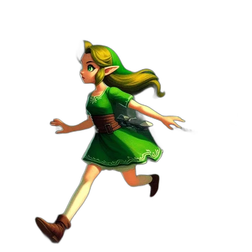 dress, staff, hair, animal transparent PNG cut-out