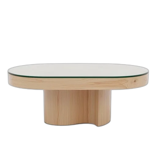 furniture, 3d render, wooden, table transparent PNG cut-out