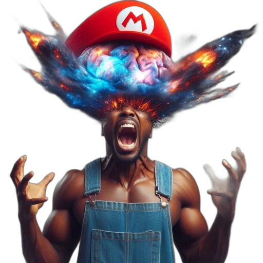 mask, hat, hair, face transparent PNG cut-out