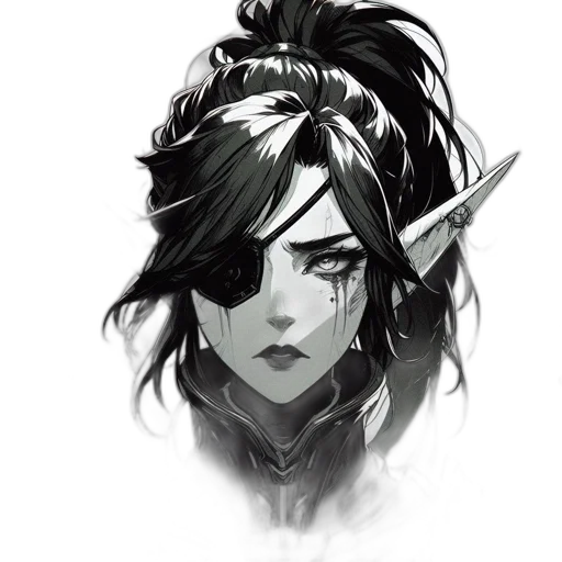 face, mask, staff, weapon transparent PNG cut-out