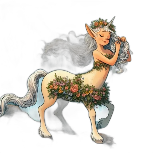 dragon, staff, dress, fantasy art transparent PNG cut-out
