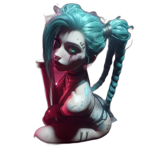 fantasy art, concept art, cyberpunk, comic book art transparent PNG cut-out