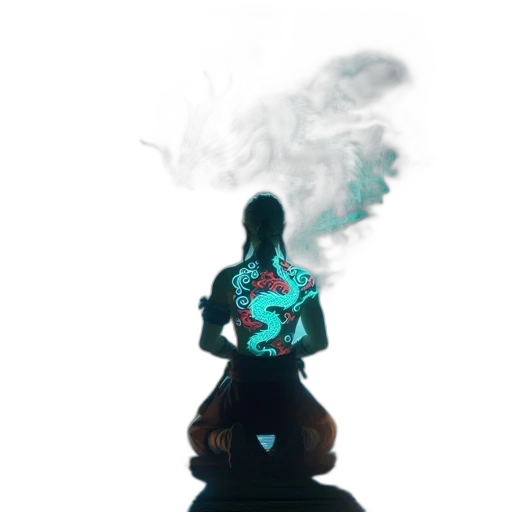 dragon, mask, robot, jacket transparent PNG cut-out