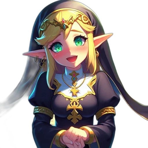 staff, crown, dress, face transparent PNG cut-out