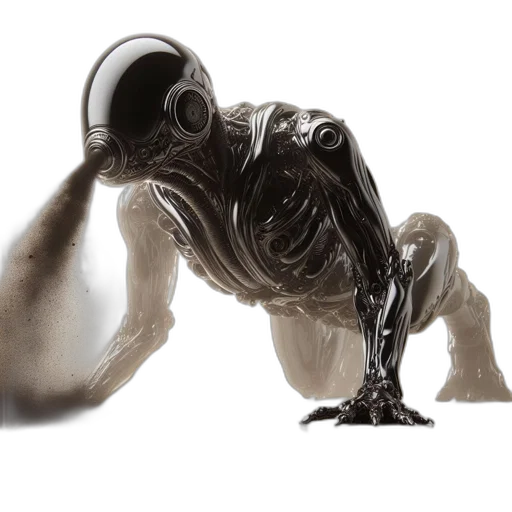 creature, robot, animal, mask transparent PNG cut-out