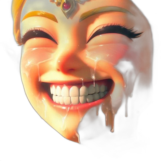 mask, face, creature, crown transparent PNG cut-out