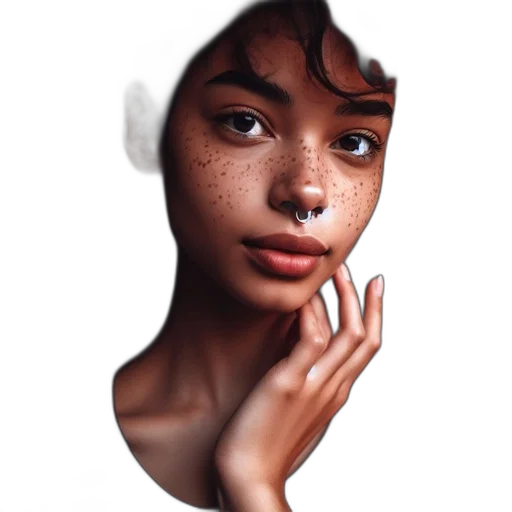 face, mask, crown, jewelry transparent PNG cut-out