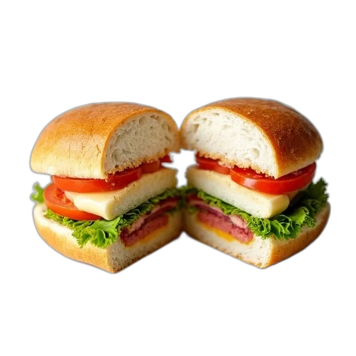 food, animal, weapon, 3d render transparent PNG cut-out