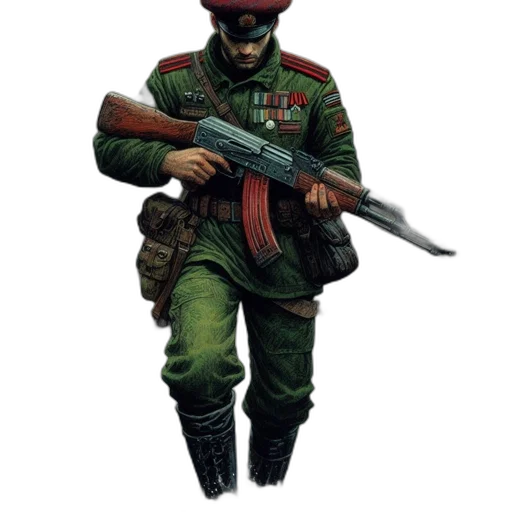 staff, weapon, sword, jacket transparent PNG cut-out