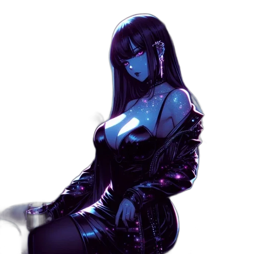 robot, dress, cyberpunk, concept art transparent PNG cut-out
