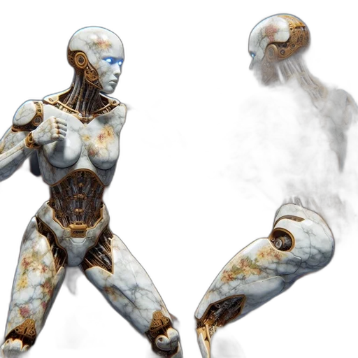 robot, creature, mask, concept art transparent PNG cut-out