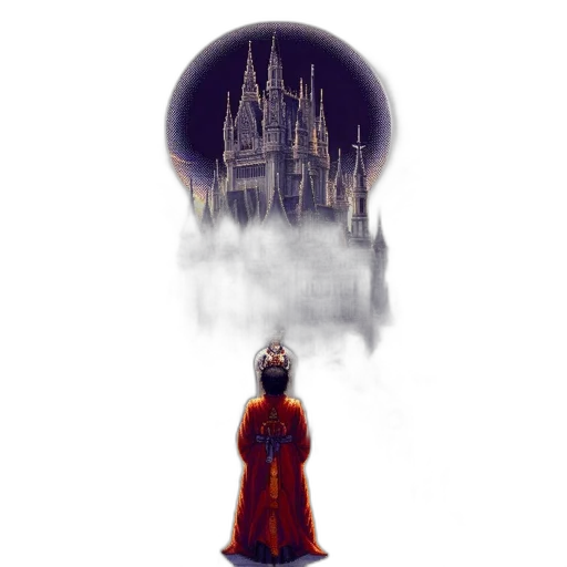 mask, crown, dress, fantasy art transparent PNG cut-out