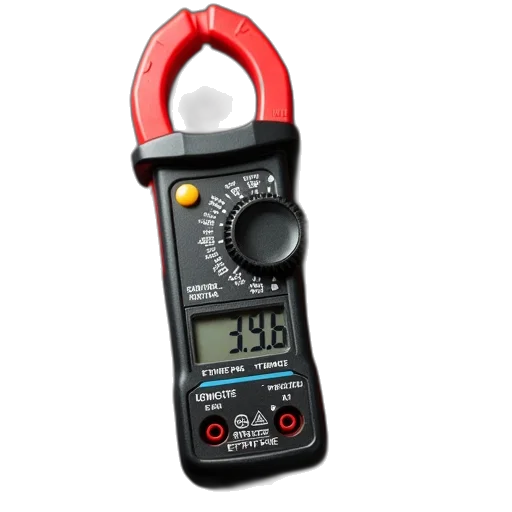 electric, digital, clamp, multimeter transparent PNG cut-out