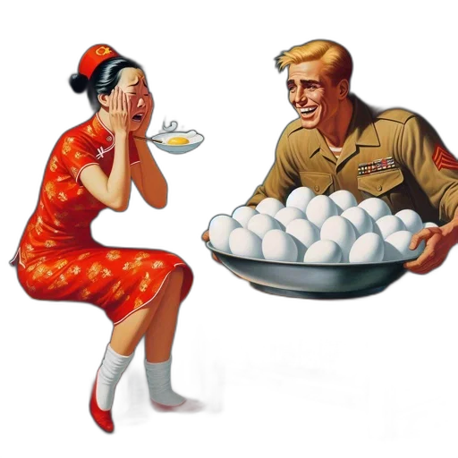 food, dress, photorealistic, oil painting transparent PNG cut-out
