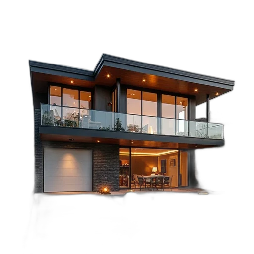 building, furniture, 3d render, photorealistic transparent PNG cut-out