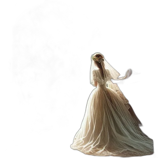 dress, crown, jewelry, concept art transparent PNG cut-out