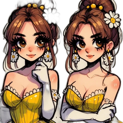 dress, pixel art, concept art, anime transparent PNG cut-out