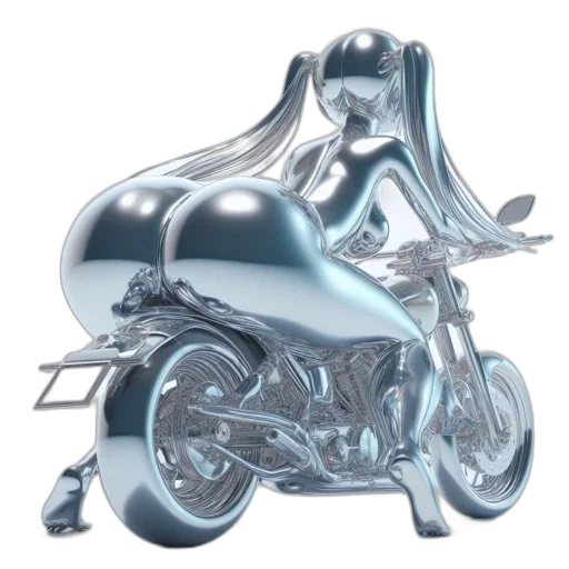 robot, concept art, 3d render, photorealistic transparent PNG cut-out