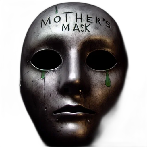 mask, face, concept art, ominous transparent PNG cut-out