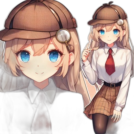 hat, staff, face, crown transparent PNG cut-out