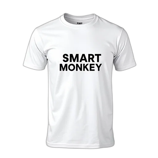 3d render, white, t-shirt, phrase transparent PNG cut-out
