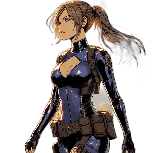 robot, weapon, concept art, cyberpunk transparent PNG cut-out