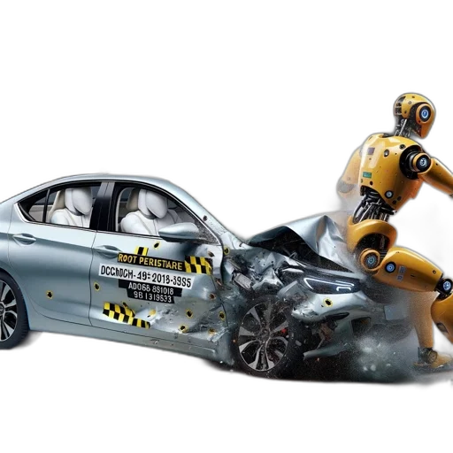 robot, car, concept art, futuristic transparent PNG cut-out