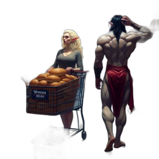 food, robot, concept art, fantasy art transparent PNG cut-out