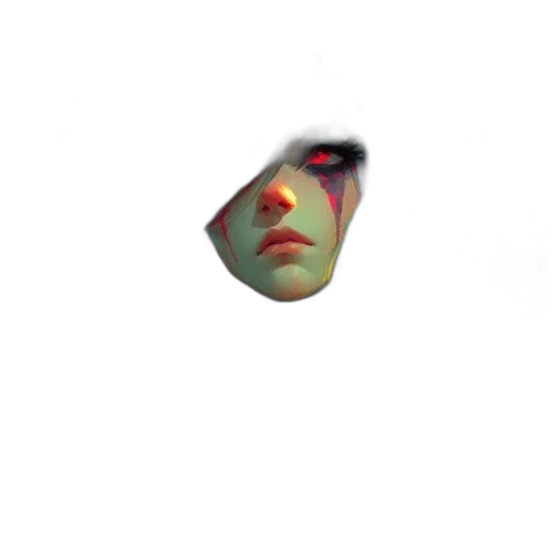 face, mask, creature, robot transparent PNG cut-out