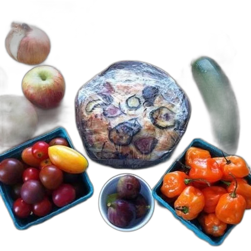 food, photorealistic, variety, fresh transparent PNG cut-out