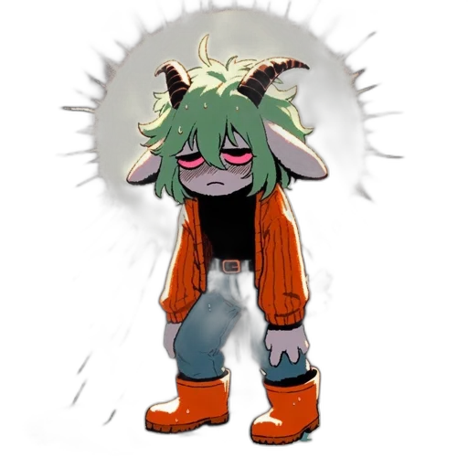 creature, jacket, mask, dragon transparent PNG cut-out