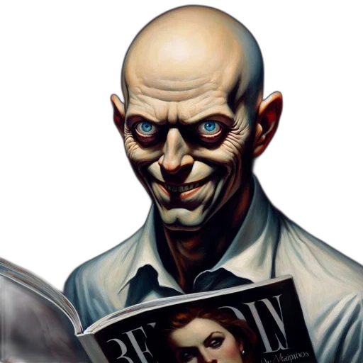 face, mask, robot, comic book art transparent PNG cut-out