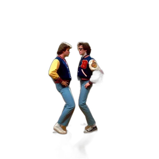 jacket, shoes, concept art, 3d render transparent PNG cut-out