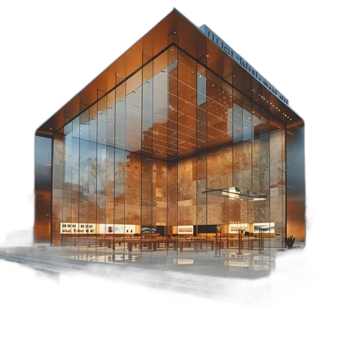building, 3d render, concept art, photorealistic transparent PNG cut-out